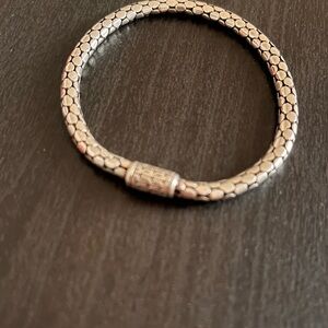 John Hardy Silver Textured Bracelet